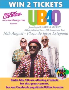 Win tickets to UB40